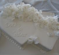 Snehové torty - poťahované, svadobné