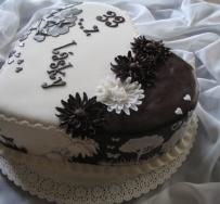 Snehové torty - poťahované, narodeninové
